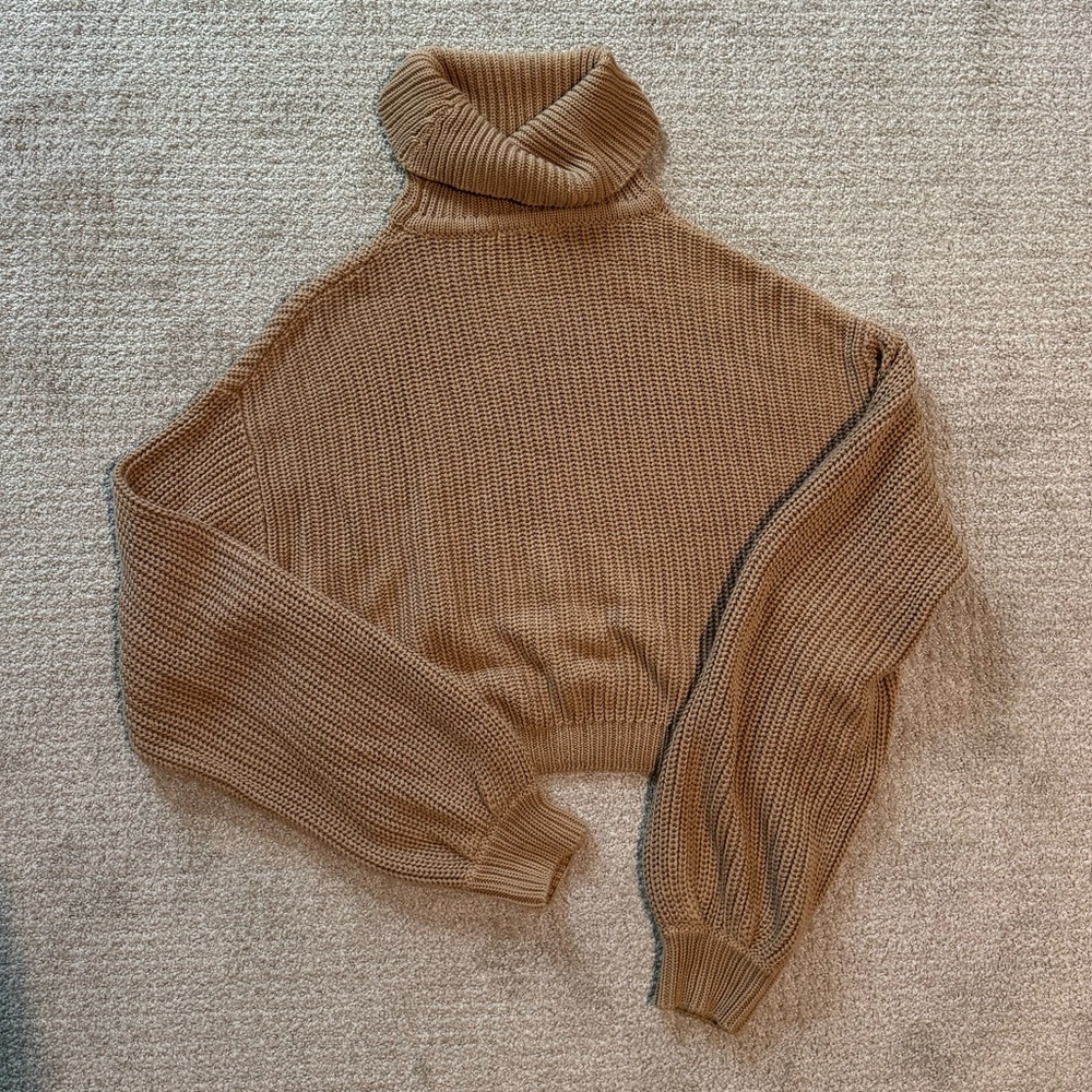 NAKD Slightly Cropped Turtleneck Sweater